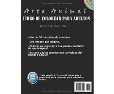 Libro de colorear para adultos: Alivia el estrés coloreando animales