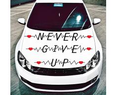 (60 x 36 cm) de vinilo adhesivo decorativo para pared con texto en inglés no la toalla con corazón aerósfera/lámina de decoración de diseño de raquetas de oveja de peluche con sonajero pegatina/e inscripción en inglés sobre