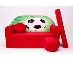 NIÑOS SOFÁ CAMA FUTÓN INFANTIL MUEBLES+GRATIS TABURETE TIPO PUFF & ALMOHADA (D3)
