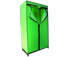 MSV Extra Armario 90X46X160CM Verde, Metal, Negro, 160x46x90 cm