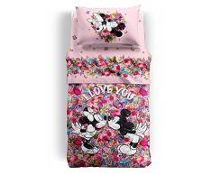 Colcha acolchada una plaza Caleffi Disney Minnie Mouse Love – Impresión digital Escluso sábana y almohada