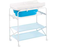 JALAL Mesa de Masaje Mesa para Cambiar pañales Mesa para pañales Cama para bebé Cama Plegable Baño multifunción Bañera para bebé Bañera para Ducha