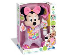 Clementoni Peluche interactiva Minnie Mi Primera Muñeca, Color Rosa, 36.8 x 28.2 x 16.5 (65547)