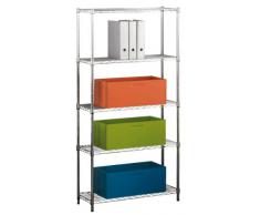 Kit Closet Stylo - Estantería metálica, 5 baldas