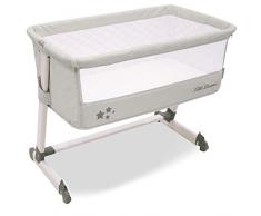 Asalvo 13958 Little Dreamer Cuna de Colecho, 90 x 33 x 50 cm, Gris