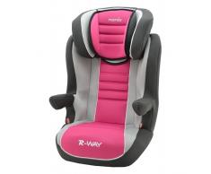 Mycarsit - Asiento para coche con respaldo Isofix, grupo 2/3 (de 15 a 36 kg), color frambuesa
