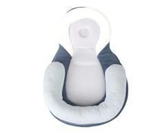 Yukie Cuna Mecedora Bionic Cuna Mini Cama Plegable Cama Cuna guardería Caja mobiliario Desmontable y Lavable,Azul