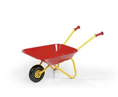 Rolly Toys 270804 - Carretilla de metal de juguete, color rojo
