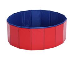 YQQY Piscina para Mascotas Plegable Piscina para Perros El Verano NiñOs Piscina Infantil BañEra De Perro Plato De Ducha Exterior O Interior Plegado RáPido