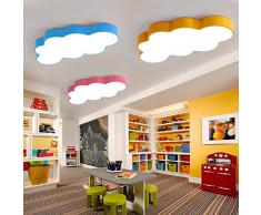 DYBLING Creatividad infantil europea moderna simple lámpara LED LED Lámparas de techo, las nubes los niños 50 cm Rosa