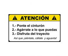 Pegatina sientate callate pegatina