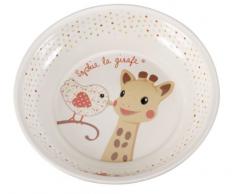 Vulli 460006 Kiwi - Vajilla infantil en maletín (melamina), diseño de Sophie la jirafa