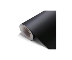 Vinilo negro mate, alta calidad, para interior y exterior. medida 60 cm ancho (3 metros)