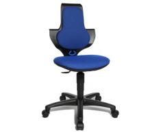 Topstar 71330BC60 Ergo Scool - Silla de Escritorio Infantil y Juvenil, Color Azul