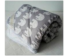 CUNA edredón ! Lana de merino Junior funda de edredón/Colcha, 120/150 cm + almohada 40/60 cm, 250 g/m² . 100% DE LANA MERINO