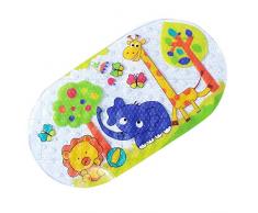 Alfombrilla de baño antideslizante para bebés con Alfombrilla antideslizante para bañera o ducha Duradero PVC resistente a hongos y mohos Numerosas ventosas resistentes