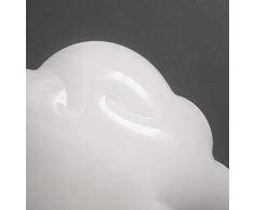 NUBE Plafón lámpara de techo pared para habitación infantil, Bombillla 3xE27 color violeta