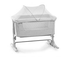 Mini Cuna Teeny Colecho Incluye Mosquitera Gris Perla de MS 430105
