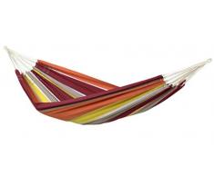 AMAZONAS Barbados Acerola-Hamaca, Multicolor, Naranja Granate Beige, 230x150x2 cm