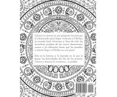 El camino a Mictlán: Libro para colorear