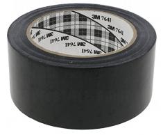 3M 764I - Cinta adhesiva de vinilo, 50 mm x 33 m, color negro