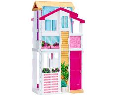 Barbie - Supercasa - casa muñecas, regalo para niñas y niños 3-9 años (Mattel DLY32)