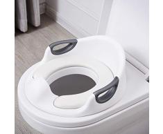 ADOVEL Asiento Inodoro para Niños, Reductor de WC para Bebé, Tapa WC con reposabrazos, respaldo, tapizado, deflector, diseño antideslizante, Ayuda para aprender a ir al baño