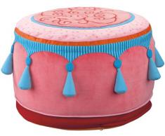 Haba 8117 - Taburete acolchado infantil, color rosa