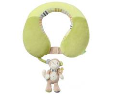 Monkey Donkey Fehn - Cojín cervical con mono de peluche