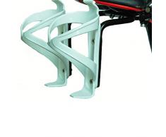 VORCOOL Adaptador del soporte de la botella de la bicicleta de la aleación de aluminio que completa el soporte de la sillita del convertidor del estante de la botella de agua doble para la bici del camino de MTB (color al azar)