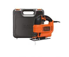 Black+Decker KS701PEK-QS - Sierra de calar 520W, velocidad variable y pendular, maletín