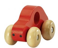 Fashy 1903 60 Coche de juguete hecho de madera rojo