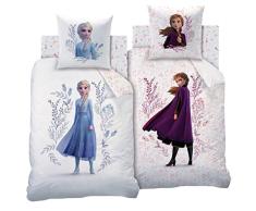 Cti Disney Frozen 2 Anna Elsa Niña Ropa de Cama Reversible Set Flowers