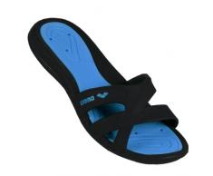 Arena Athena Woman Hook Zapatos de playa y piscina, Mujer, Negro (Black/Turquoise 083), 38 EU (5 UK)