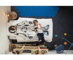 Snurk Dreaming - Colección de ropa de cama infantil, algodón, 140 x 220 cm, color blanco