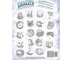 Libro de Colorear para Adultos Contra El Stress: Hermosos Animales - Para Relajación, Meditación, Curación Y Para Calmar El Stress (Mandala De La Zen Meditación Y Para Calmar El Stress)