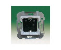 Bjc iris - Base enchufe bipolar+toma tierra lateral seguridad iris-aura
