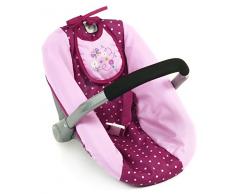 Bayer Chic 2000 708 29 - Muñeca de Asiento de Coche, Puntos de Mora, Violeta / Rosa