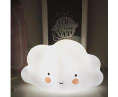 Mini nube de luz, Magiyard Luz de la habitación de la lámpara Luz de la noche de la decoración del pasillo (Blanco)