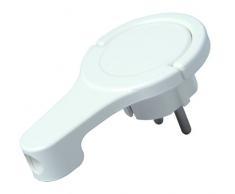 Kopp 172002037 - Protector de Enchufe (plástico, extraplano), Color Blanco