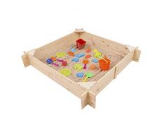Outdoor Toys KJ12103 - Arenero Infantil 4 Esquinas 150x150x25 cm