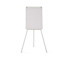 Bi-Office Pizarra Magnética con Caballete de Trípode Basic, 70 x 100 cm, Rotafolios con Marco Gris, con Bandeja y Clip Ajustable para Bloques