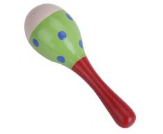 Generic - Instruhombresto musical maracas de madera de juguete para niños , sentido de kids of rhythm developer - color al azar
