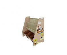 Kiddi Style Librería Infantil y Almacenaje Diseño Pirata - Madera par ninos