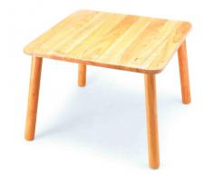 Pintoy 6004970 - Mesa infantil cuadrada de madera, altura: 43 cm