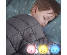 Brunoko luz nocturna infantil enchufe con Sensor de Luz Automático - luz quitamiedos infantil enchufe Pared - luz bebe para Habitación Bebé, Pasillos y Baño - Set de 3 Ositos - Diseñado en España