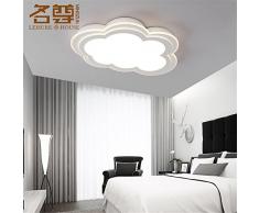 lilamins Niños Lámpara de techo Nubes creativos Niños y Niñas LED Tarjeta de habitaciones Ligh Tin glighting para salón?Oficina, baño, cocina, vestíbulo, ras techo Leuchten, Princesa sirind Cuerno 550 * 350 mm