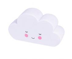 Lámpara quitamiedos nube blanca