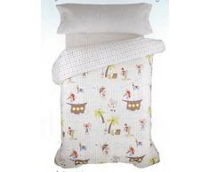 DECORACION NUEVO ESTILO- GALEON, funda nórdica infantil para cama de 90 cms, medida 150 x 240