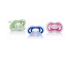 Nuby ID618 Mordedor de Silicona 0m +, Multicolor